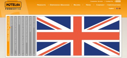 Hotelsa Foodservice lanza su página web en inglés Hotelsa Foodservice lanza su página web en inglés